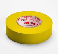 Изолента ПВХ желтая 19 мм х 20 м Temflex 1300 (бывш. 7000062621)