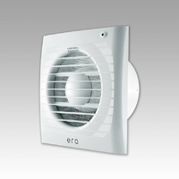 Вентилятор осевой 80 куб.м/час 20Вт 220 В настенно- потолочный (диам.100мм) с москитной сеткой, таймер, датчик влажности